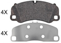 Kit de plaquettes de frein, frein à disque 35091 ABS
