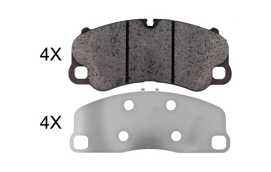 Kit de plaquettes de frein, frein à disque 35092 ABS