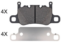 Kit de plaquettes de frein, frein à disque 35095 ABS