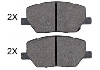 Kit de plaquettes de frein, frein à disque 35098 ABS
