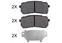 Kit de plaquettes de frein, frein à disque 35099 ABS