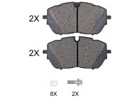 Kit de plaquettes de frein, frein à disque 35102 ABS