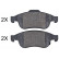 Kit de plaquettes de frein, frein à disque 35103 ABS