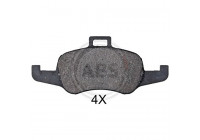 Kit de plaquettes de frein, frein à disque 35106 ABS