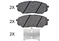 Kit de plaquettes de frein, frein à disque 35108 ABS