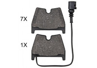 Kit de plaquettes de frein, frein à disque 35112 ABS