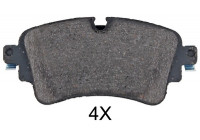 Kit de plaquettes de frein, frein à disque 35114 ABS
