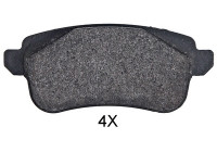 Kit de plaquettes de frein, frein à disque 35118 ABS