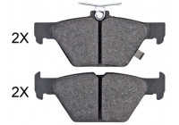 Kit de plaquettes de frein, frein à disque 35119 ABS