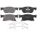 Kit de plaquettes de frein, frein à disque 35123 ABS, Vignette 2