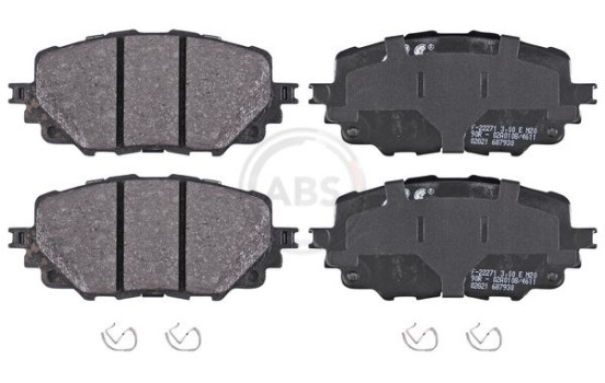 Kit de plaquettes de frein, frein à disque 35126 ABS, Image 2