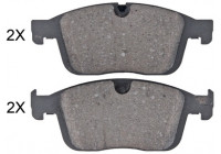 Kit de plaquettes de frein, frein à disque 35143 ABS