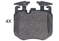 Kit de plaquettes de frein, frein à disque 35144 ABS