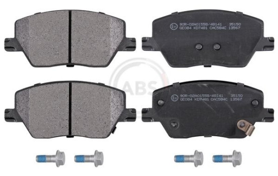 Kit de plaquettes de frein, frein à disque 35150 ABS