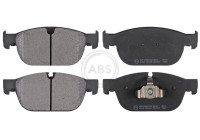 Kit de plaquettes de frein, frein à disque 35151 ABS
