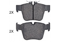 Kit de plaquettes de frein, frein à disque 35152 ABS