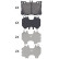 Kit de plaquettes de frein, frein à disque 35155 ABS