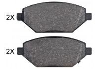Kit de plaquettes de frein, frein à disque 35158 ABS