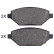 Kit de plaquettes de frein, frein à disque 35158 ABS