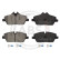 Kit de plaquettes de frein, frein à disque 35159 ABS