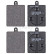 Kit de plaquettes de frein, frein à disque 35162 ABS