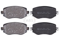 Kit de plaquettes de frein, frein à disque 35164 ABS