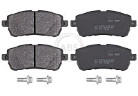 Kit de plaquettes de frein, frein à disque 35165 ABS