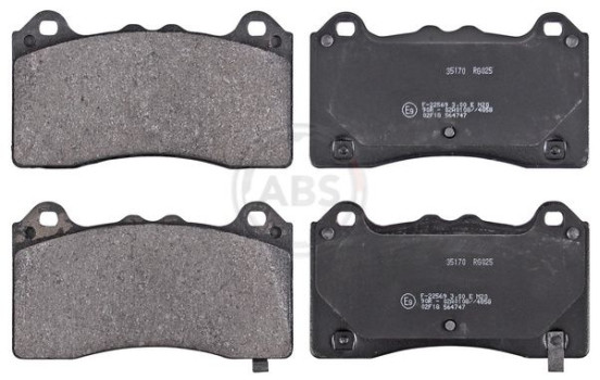 Kit de plaquettes de frein, frein à disque 35170 ABS