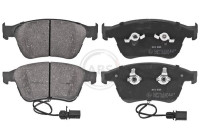 Kit de plaquettes de frein, frein à disque 35172 ABS