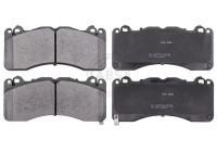 Kit de plaquettes de frein, frein à disque 35181 ABS