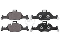 Kit de plaquettes de frein, frein à disque 35184 ABS
