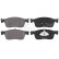 Kit de plaquettes de frein, frein à disque 35186 ABS