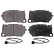 Kit de plaquettes de frein, frein à disque 35193 ABS