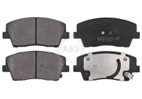 Kit de plaquettes de frein, frein à disque 35197 ABS