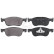 Kit de plaquettes de frein, frein à disque 35205 ABS