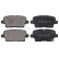 Kit de plaquettes de frein, frein à disque 35206 ABS