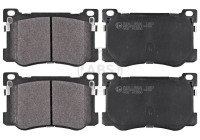 Kit de plaquettes de frein, frein à disque 35211 ABS