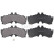 Kit de plaquettes de frein, frein à disque 35213 ABS
