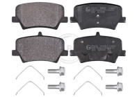 Kit de plaquettes de frein, frein à disque 35222 ABS