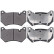 Kit de plaquettes de frein, frein à disque 35241 ABS