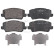 Kit de plaquettes de frein, frein à disque 35242 ABS