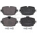 Kit de plaquettes de frein, frein à disque 35243 ABS
