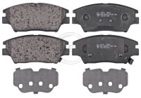 Kit de plaquettes de frein, frein à disque 35275 ABS