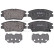 Kit de plaquettes de frein, frein à disque 35275 ABS