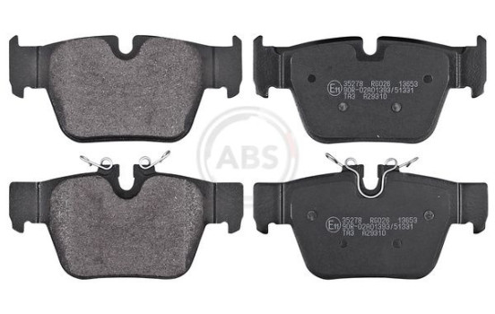 Kit de plaquettes de frein, frein à disque 35278 ABS