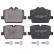 Kit de plaquettes de frein, frein à disque 35286 ABS