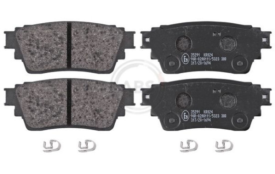 Kit de plaquettes de frein, frein à disque 35291 ABS