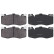 Kit de plaquettes de frein, frein à disque 35293 ABS