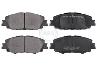 Kit de plaquettes de frein, frein à disque 35300 ABS
