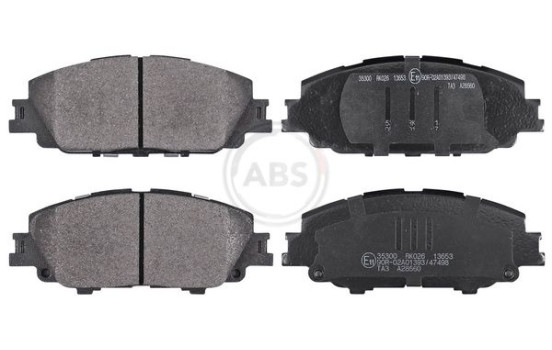 Kit de plaquettes de frein, frein à disque 35300 ABS